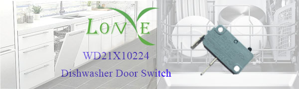 Interruttore Originale GE WD21X10224 Per Lavastoviglie, Blocco Porta, Nuovo