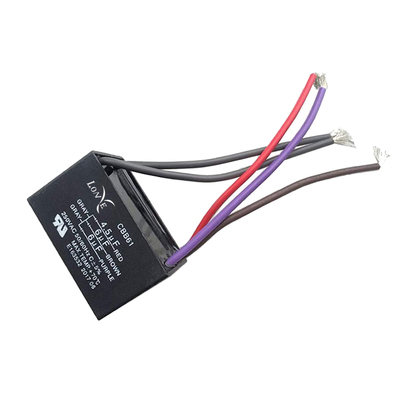 LONYE 5 Wire Ceiling Fan Capacitor for NEW TECH CBB61 250VAC 50/60 Hz 4.5 + 6 + 6μF